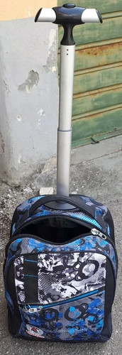 Zaino trolley scuola blu - zaino,